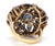 Late 19th Century 2.57 Carat Blue Sapphire and Diamond Gold Ring, Size 7.75 For Sale - Image 5 of 9