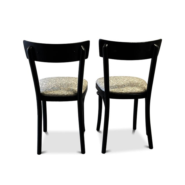 Thonet Restored Thonet Bentwood Bistro Chairs - A Pair For Sale - Image 4 of 12