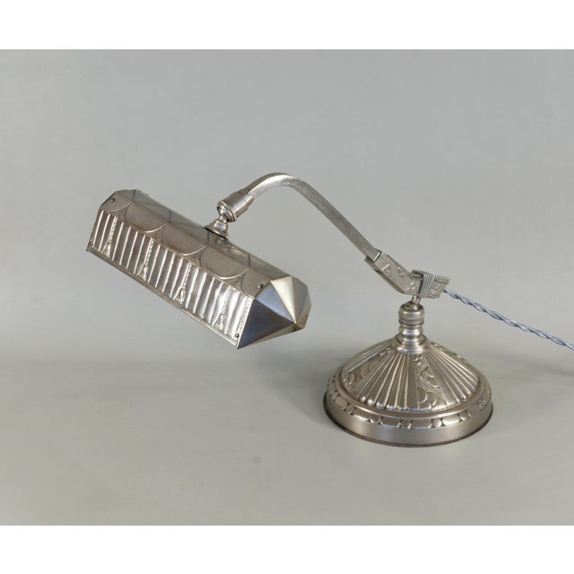 French Art Deco Piano Lamp by Monix 1930 France For Sale - Image 4 of 15