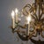 Vintage French Louis XIV Style Bronze & Crystal Eight-Light Chandelier C1930 For Sale - Image 6 of 10