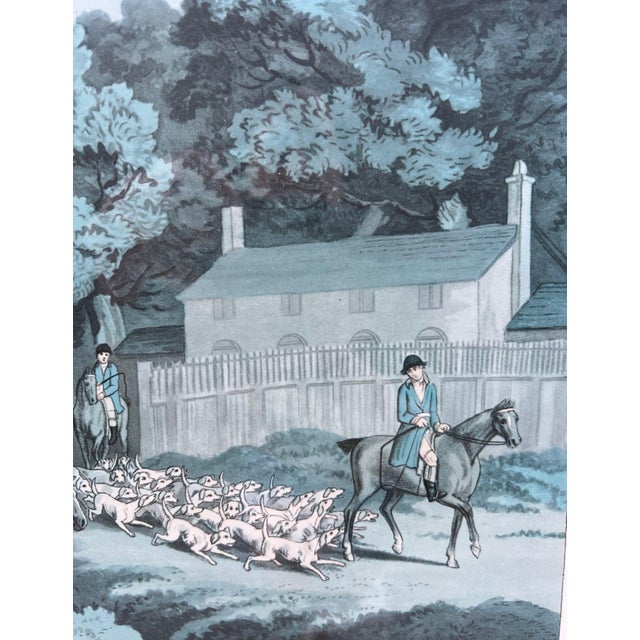 19th Century Framed Engravings of Hunting Scenes, Set of 2 For Sale In Los Angeles - Image 6 of 11