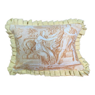 Toile "The Chastity of Joseph" Pillow For Sale