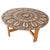1970s Danish Mid-Century Modern Round Coffee Table, Teak & Ceramic, 1970s For Sale - Image 5 of 13