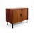 A stunning small cabinet featuring smooth-gliding tambour doors that slide around the back to reveal storage with a...
