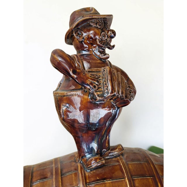 Ceramic Roof Finial Signed Seguin (Jean Claude and Sabine) / Puisaye For Sale - Image 7 of 11