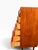Mid-Century Danish Modern Teak Tallboy Dresser | Six Drawers With Carved Oval Pulls For Sale - Image 6 of 11