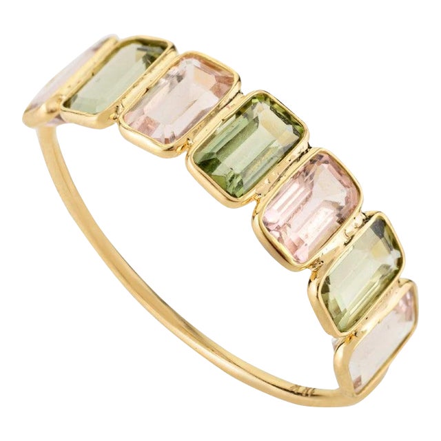 Baguette Half Eternity Band Size 7 (All Sizes Available) For Sale