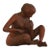 Vintage Terra Cotta Female Nude Sculpture For Sale