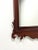 Late 20th Century Dixie Mahogany Chippendale Style Carved Wall Mirror For Sale - Image 5 of 8