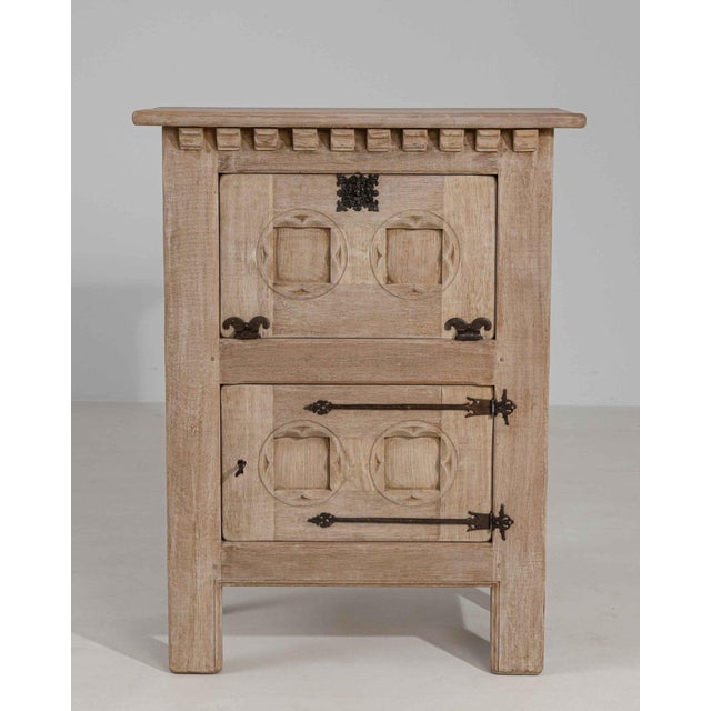 19th Century 19th Century France Antique White Wood Storage Cabinets & Cupboards For Sale - Image 5 of 10