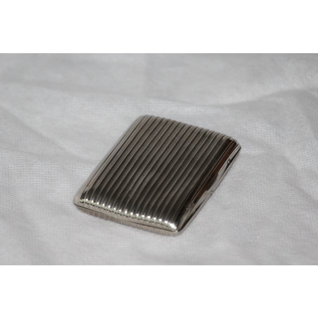 Silver Silver Cigarette Case, 1970s For Sale - Image 8 of 10