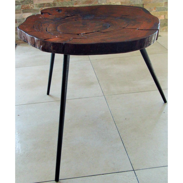 Wood Tree Trunk Coffee Table, 1950s For Sale - Image 7 of 13