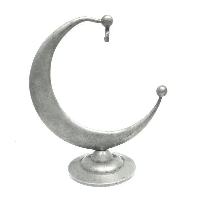 Art Deco Clock Stand with Thermometer, France, 1930s For Sale - Image 7 of 9