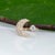 1.2Ct Lab Grown Diamond Moon Ring With Diamond Accents in Solid 14k Gold, Size 6.75 For Sale In Columbus - Image 6 of 10