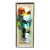 1940s Original Julio Carballosa Oil Painting Cuban Artist Abstract Still Life of Flowers in Vase For Sale