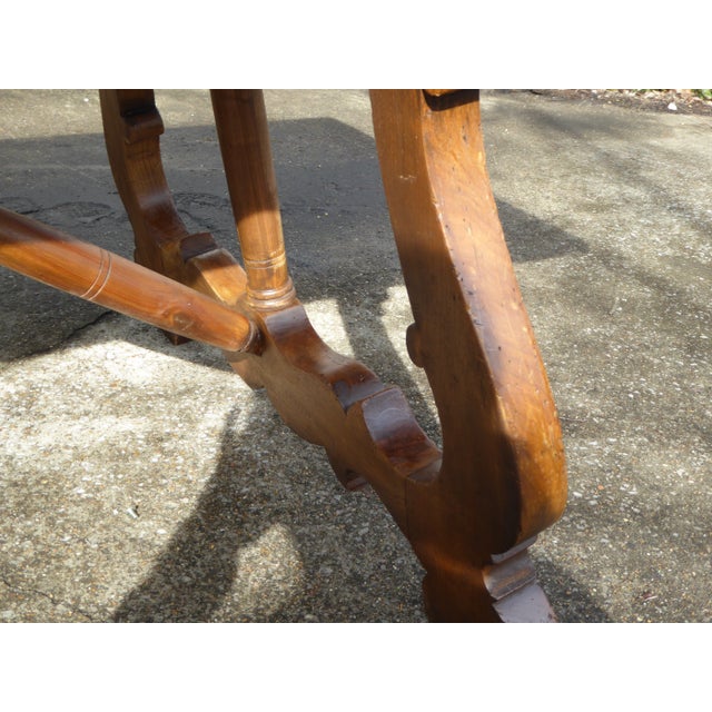 Early Bold Walnut Table For Sale - Image 4 of 8