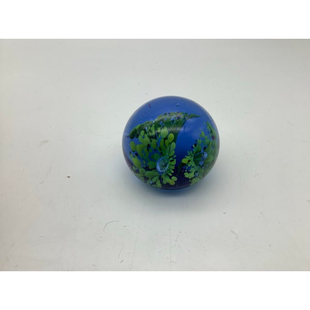 Mid 19th Century Vintage Small Mdina Glass Paperweight. For Sale - Image 5 of 7