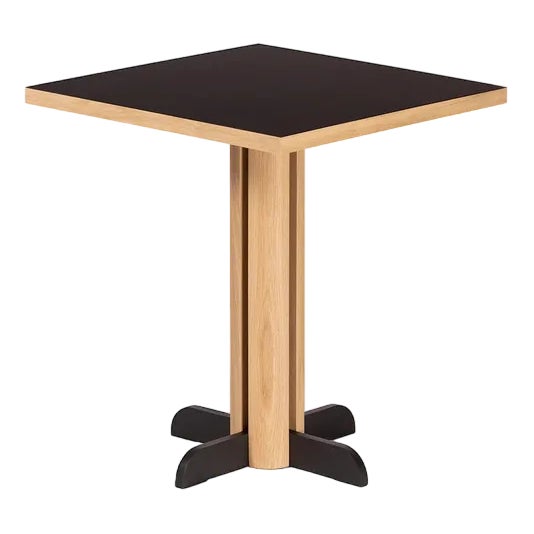 Toucan Square Table in Black and Natural Oak by Anthony Guerrée for Kann Design For Sale