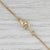 Mid 20th Century Mid 20th Century 0.18ctw Diamond Circles Necklace 18k Yellow Gold 17.25" Cable Chain For Sale - Image 5 of 6