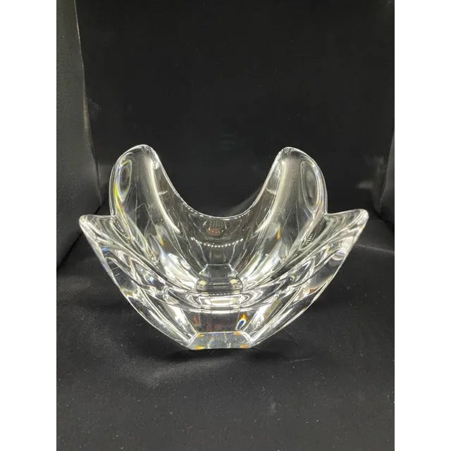 Orrefors Crystal Nova Bowl in a symmetrical, double-half moon design. This is one of Orrefors’s more difficult-to-find...