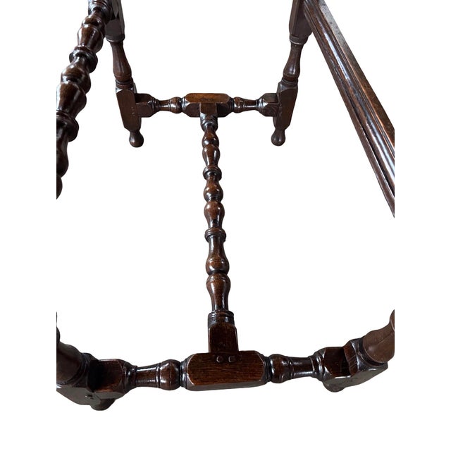 18th Century Jacobean English Oak Side Table For Sale - Image 14 of 18