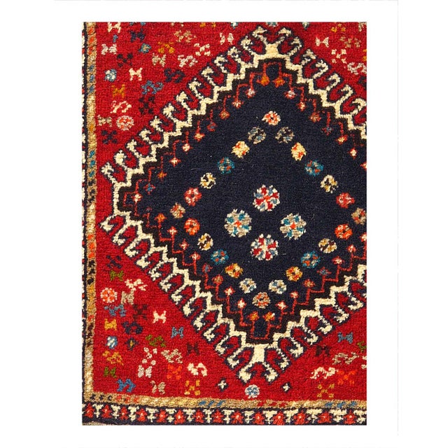 The pile used in these rugs is very fine, particularly in comparison to other tribal designs, using soft wool based on a...