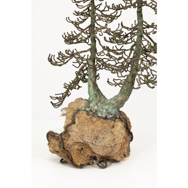 Mid-Century Modern Belva Ball Brutalist Tree Sculpture Bronze Geode Mid-Century Modern 20th Century For Sale - Image 3 of 12