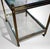Mid 20th Century Romeo Rega Style Italian Brass and Steel Bar Cart For Sale - Image 9 of 16