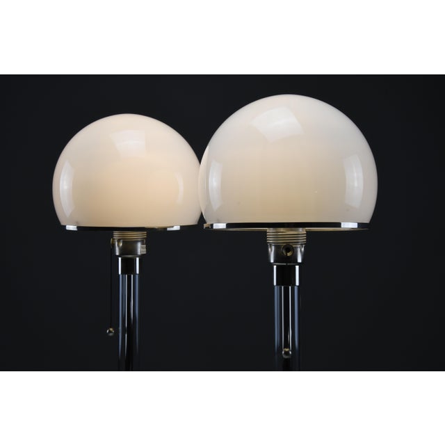Bauhaus WG24 Table Lamp by Prof. Wilhelm Wagenfeld, 1980 For Sale - Image 11 of 14