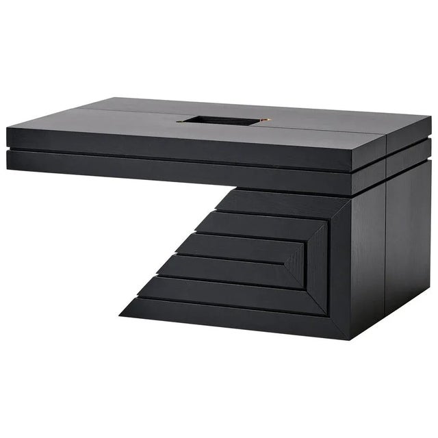 Sculpted Ash Coffee Table by Lupo Horiōkami For Sale - Image 6 of 6