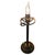 Mid 20th Century Mid 20th Century Art Deco Brass Desk or Table Lamp With Glass Globe For Sale - Image 5 of 6