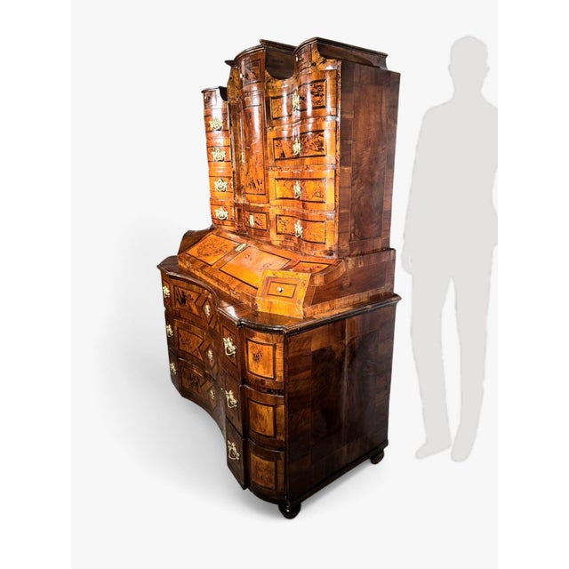 18th Century German Baroque Cabinet, 1730 For Sale - Image 10 of 18