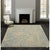 8x10 Ivory Flat Weave Wool Fragmented Border Geometric Modern Carpet Rug For Sale In New York - Image 6 of 8