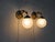 Spanish Revival 1950s Spanish Empire Cast Brass Dragon Sconces With Scavo Glass Globes - A Set of 4 For Sale - Image 3 of 11