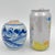 Antique Chinese petite blue and white ginger jar, Qing Dynasty, early 19th C. Small size measures 3 1/4 inches in diameter...
