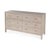 Nora 60 in W. Rectangular Wood 6 Drawer Dresser, Antique Taupe For Sale - Image 9 of 9