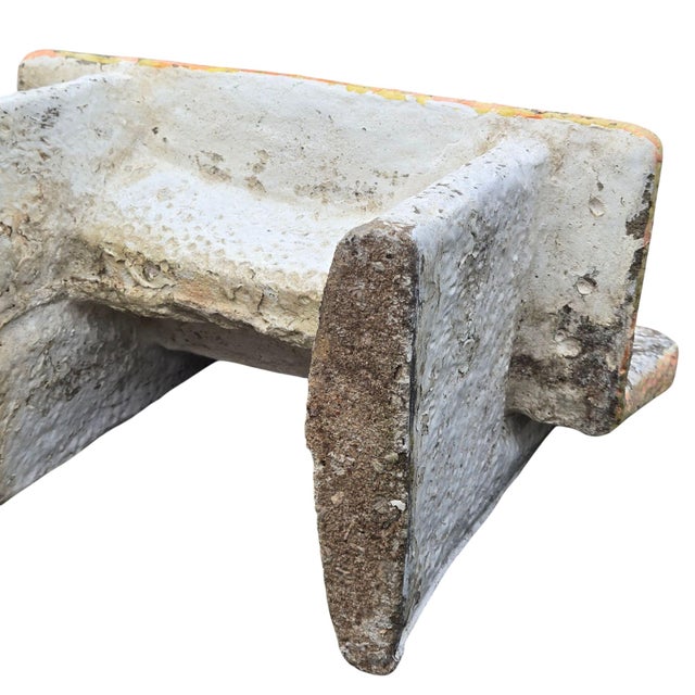 Anthropomorphic Frogs Bench Cement Sculpture Vintage Yard Art Statue Concrete For Sale - Image 16 of 18