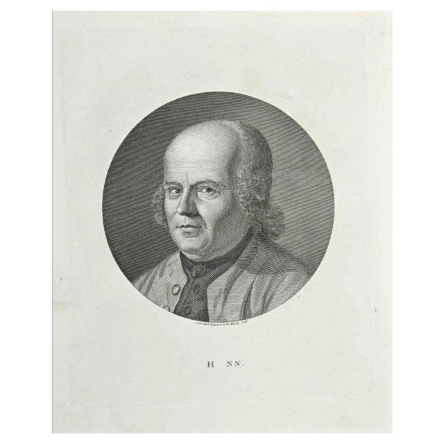 After John Hall, Portrait of H. Nn, Original Etching, 1810 For Sale
