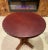 Mid-Century Modern Craftsman Cherry Base & Leather Top Game Table For Sale - Image 3 of 10