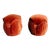 1960s Newly Reupholstered Mohair Tiered Pouf Footstools Vintage - Set of 2 For Sale