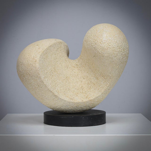 Ineke Van Zuuren, Modernist Sculpture, 1980s, Sandstone For Sale - Image 4 of 10