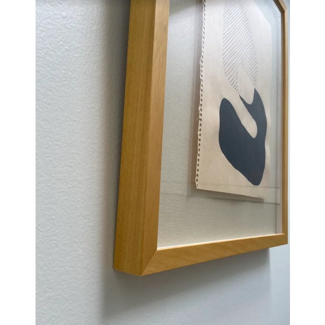 2010s Contemporary Abstract Mixed-Media Drawing, Framed For Sale - Image 5 of 7