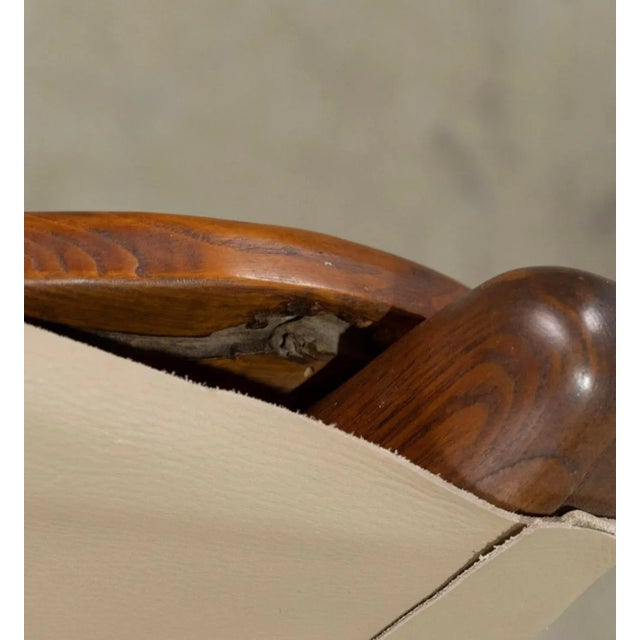 Brown Michael Costerisan Rocking Chair, 1973 For Sale - Image 8 of 12