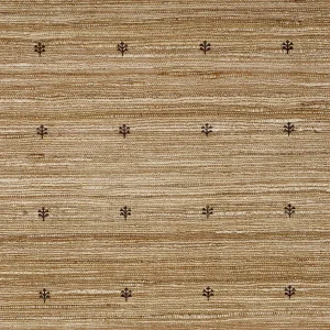 Schumacher Engelmann Silk Hand Print Fabric In Oatmeal