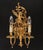 1950s Spanish Empire Cast Brass Winged Goddess Nike Victory 2-Light Wall Sconces - A Symmetrical Pair For Sale - Image 10 of 12