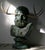 This is a Greek divinity who represents Wilderness ,Sexuality and Hunting . The quality of the Patina and the Real Antlers...
