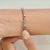 Carat&Her 7.23 Ct Square Cut Vibrant Multi Sapphire Tennis Bracelet in 925 Silver For Sale - Image 6 of 12