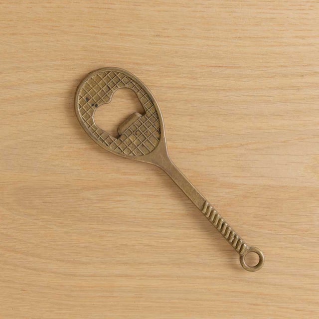 1950s 1950s French Brass Tennis Bottle Opener For Sale - Image 5 of 10