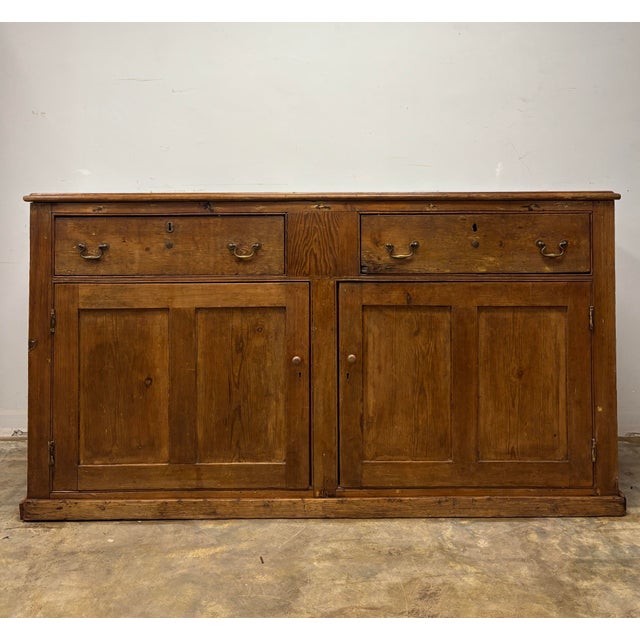 English 18th Century English Pine Dresser Base For Sale - Image 3 of 9
