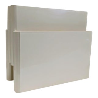 Kartell Magazine Rack Designed Model 4676 by Giotto Stoppino For Sale